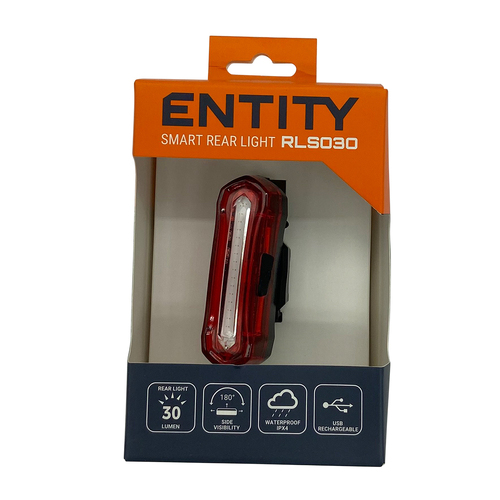 Entity RLS030 30 Lumens Smart Rear Bicycle Light - USB Rechargable